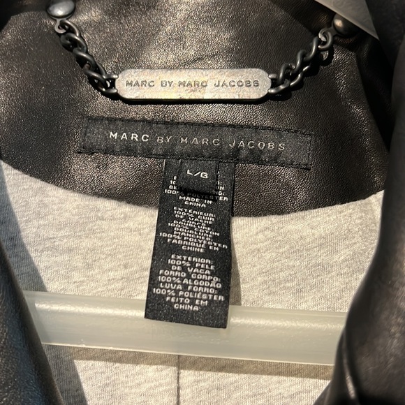 Marc Jacobs Mens leather Motorcycle jacket - Picture 2 of 6